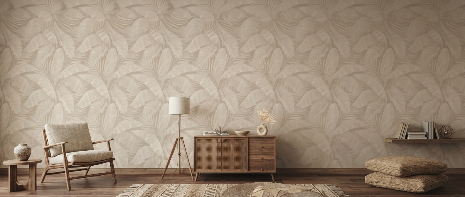 Wallpaper that sets the tone of the whole room by Ark Curtains & Decor in Dubai and the UAE