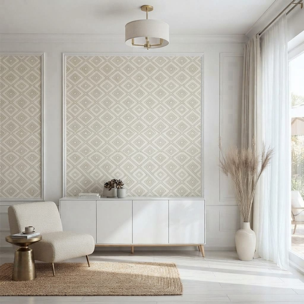 Wallpaper that sets the tone of the whole room by Ark Curtains & Decor in Dubai and the UAE